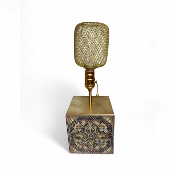 Dizajnerska Art Deco stolna lampa - Slika 2