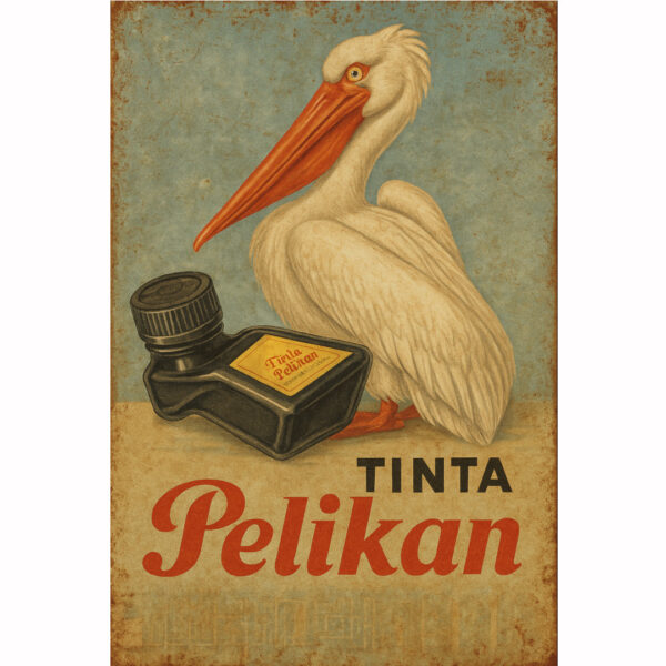 Vintage reklama "Tinta Pelikan"