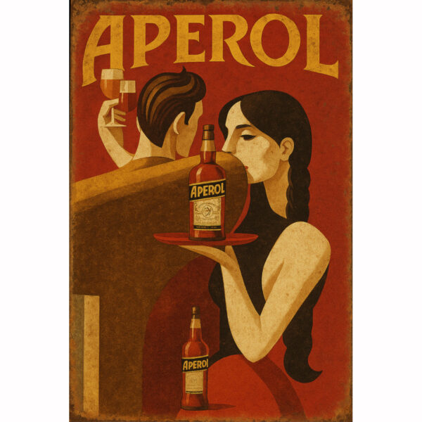 Vintage plakat Aperol – Art Deco stil