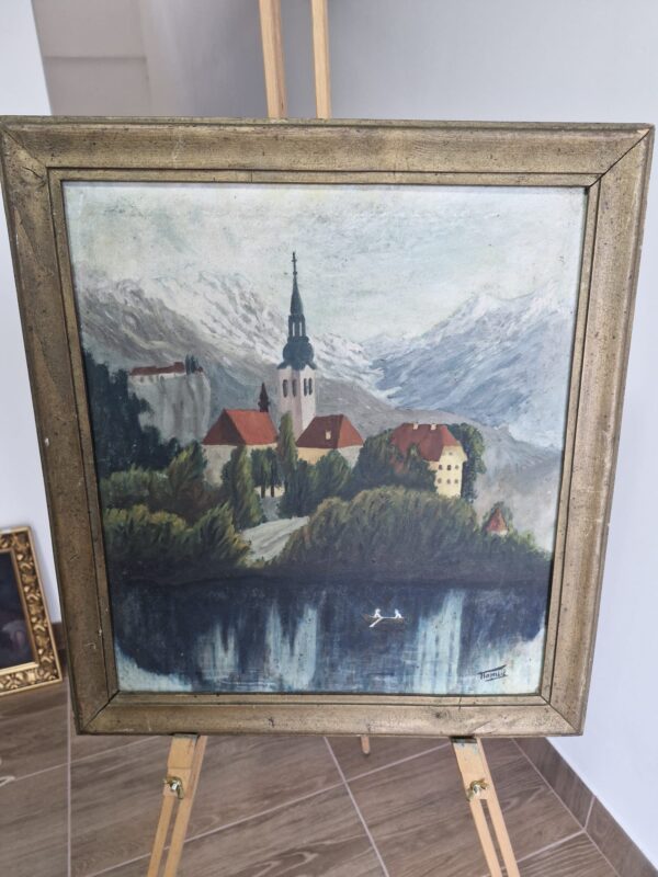 Tomšić – “Bled”, ulje na platnu