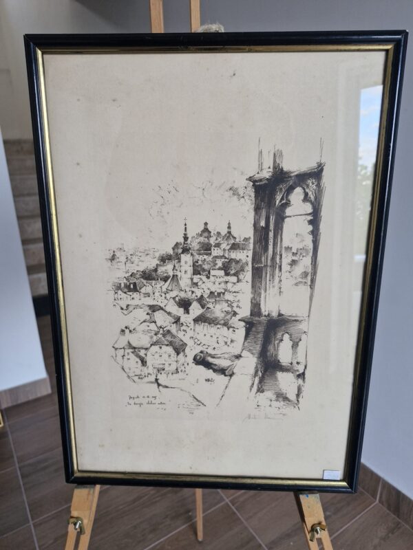 Vladimir Kirin – Zagreb, grafika s potpisom, početak 20. st.