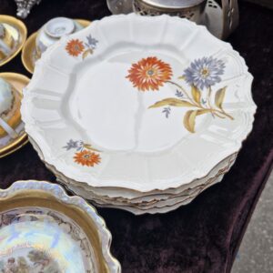 Set bavarskih desertnih tanjura – Pilzmann Tiefenfurt, 1950-e