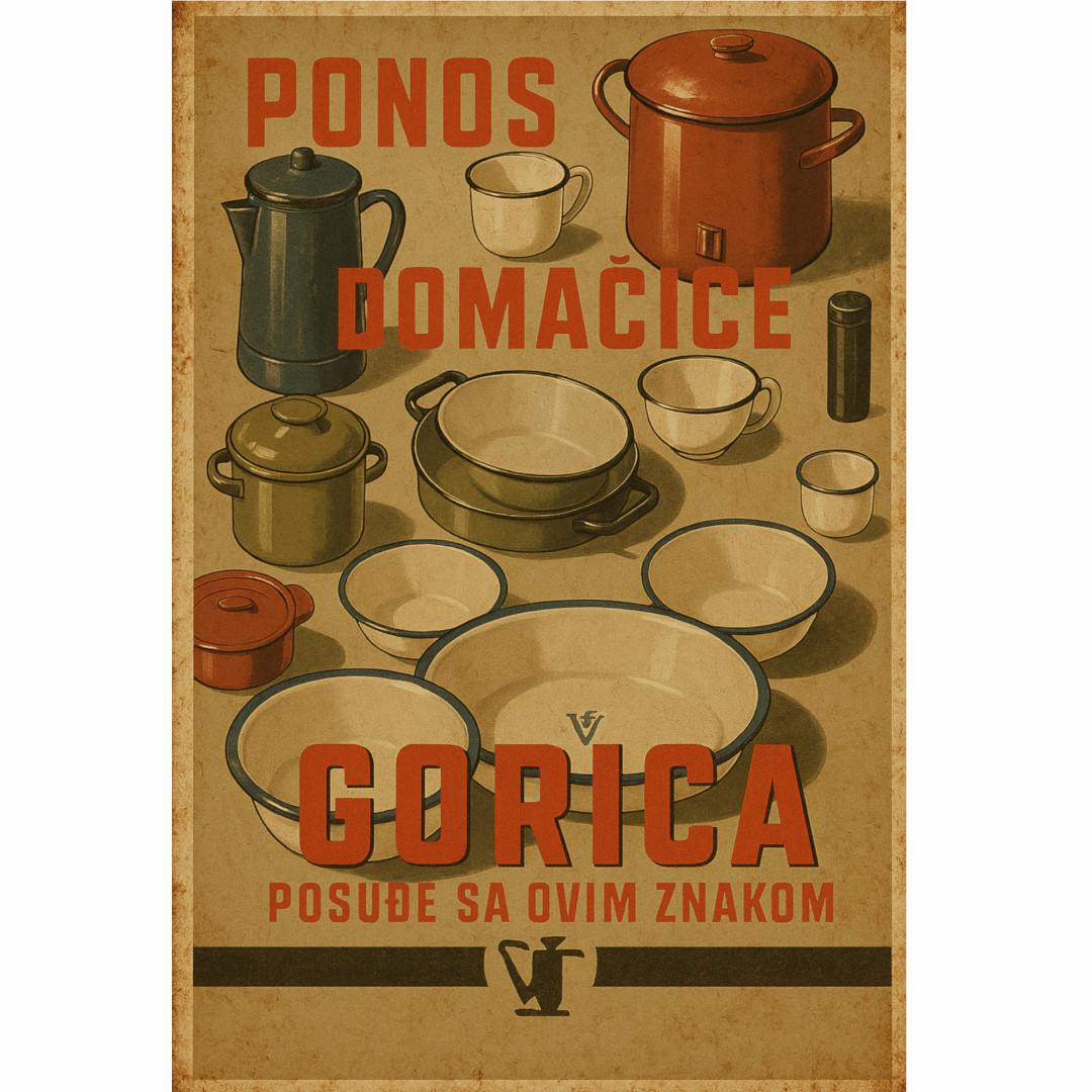 Vintage reklama "Gorica – Ponos domaćice"