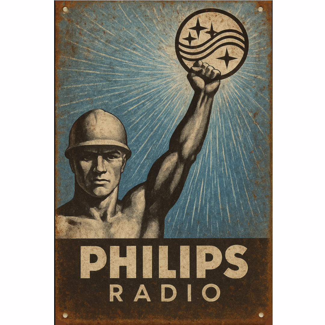 Philips Radio – industrijska vintage reklama