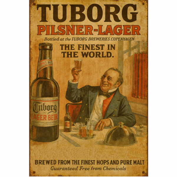 Tuborg Pilsner-Lager – reklamna ploča