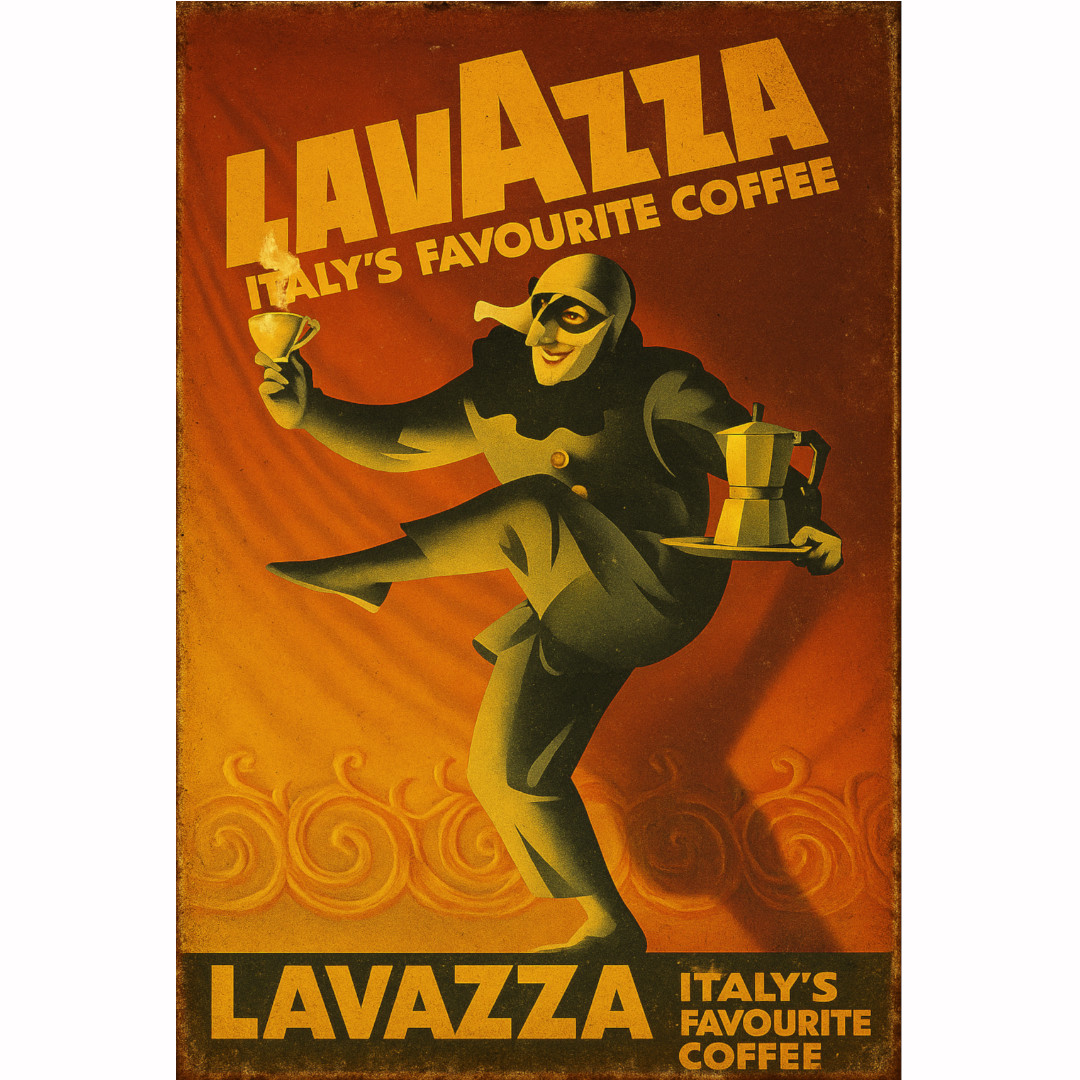 Vintage metalna ploča Lavazza Italy’s Favourite Coffee