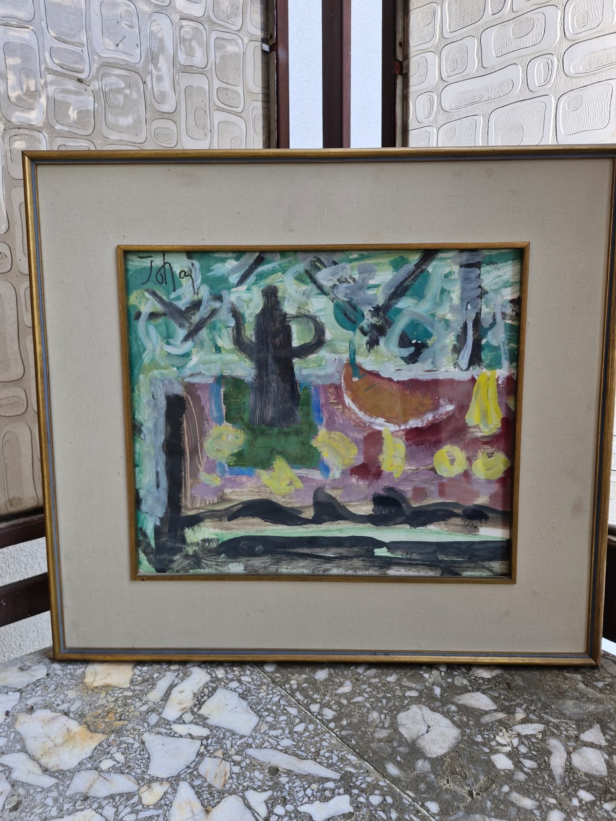 Slavko Šohaj – Mrtva priroda, gvaš