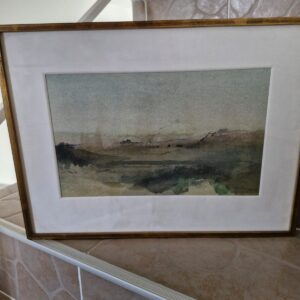 Josip Vaništa – Apstraktni pejzaž, akvarel