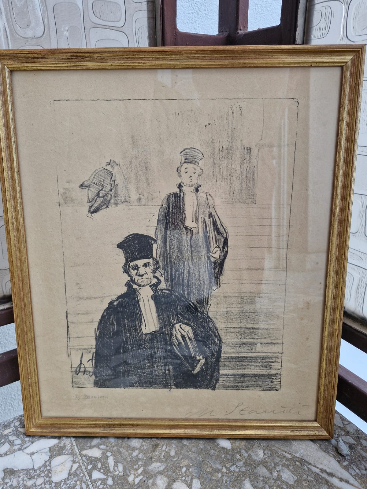 Miljenko Stančić – litografija prema Daumieru