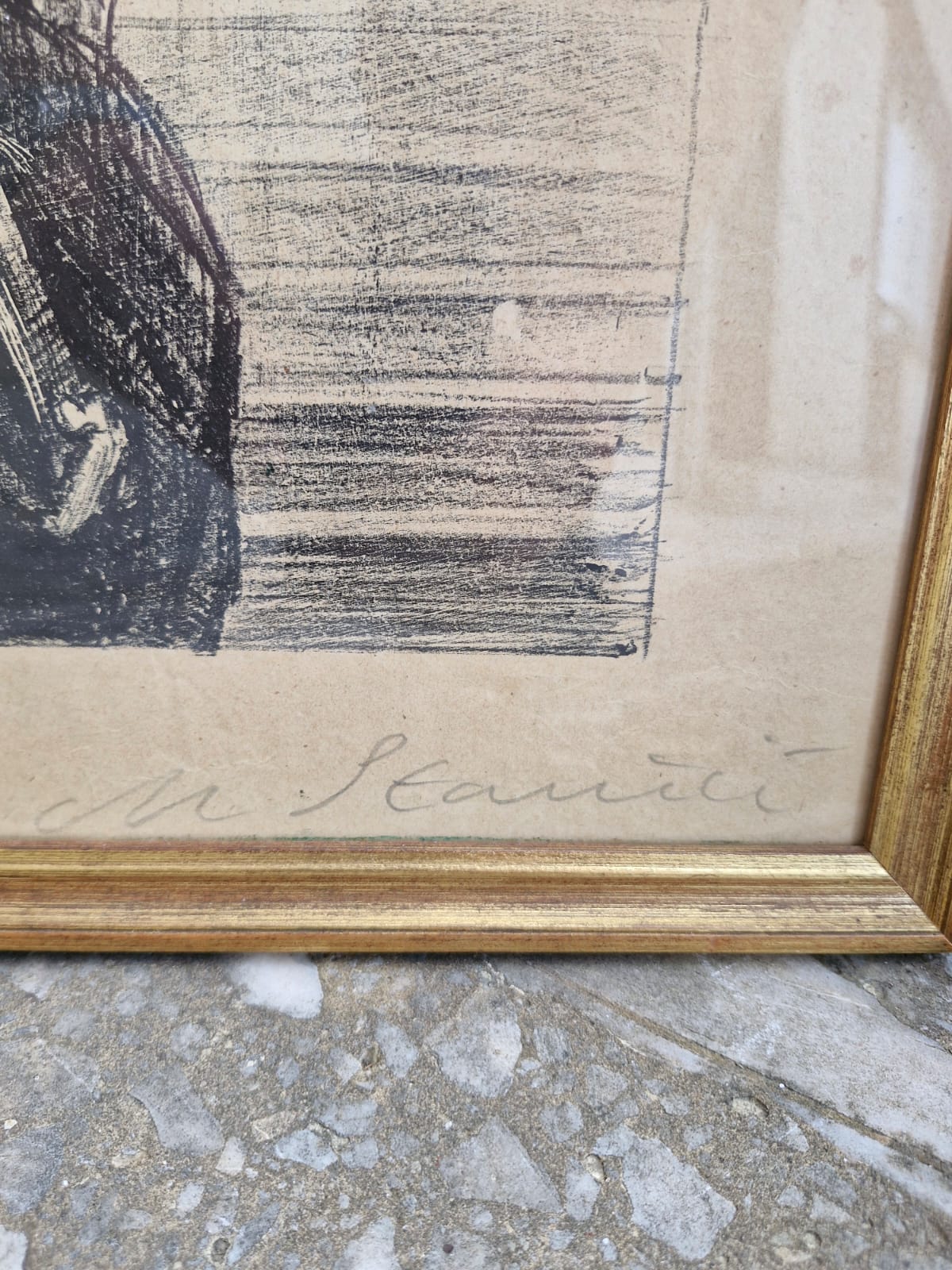 Miljenko Stančić – litografija prema Daumieru - Slika 2