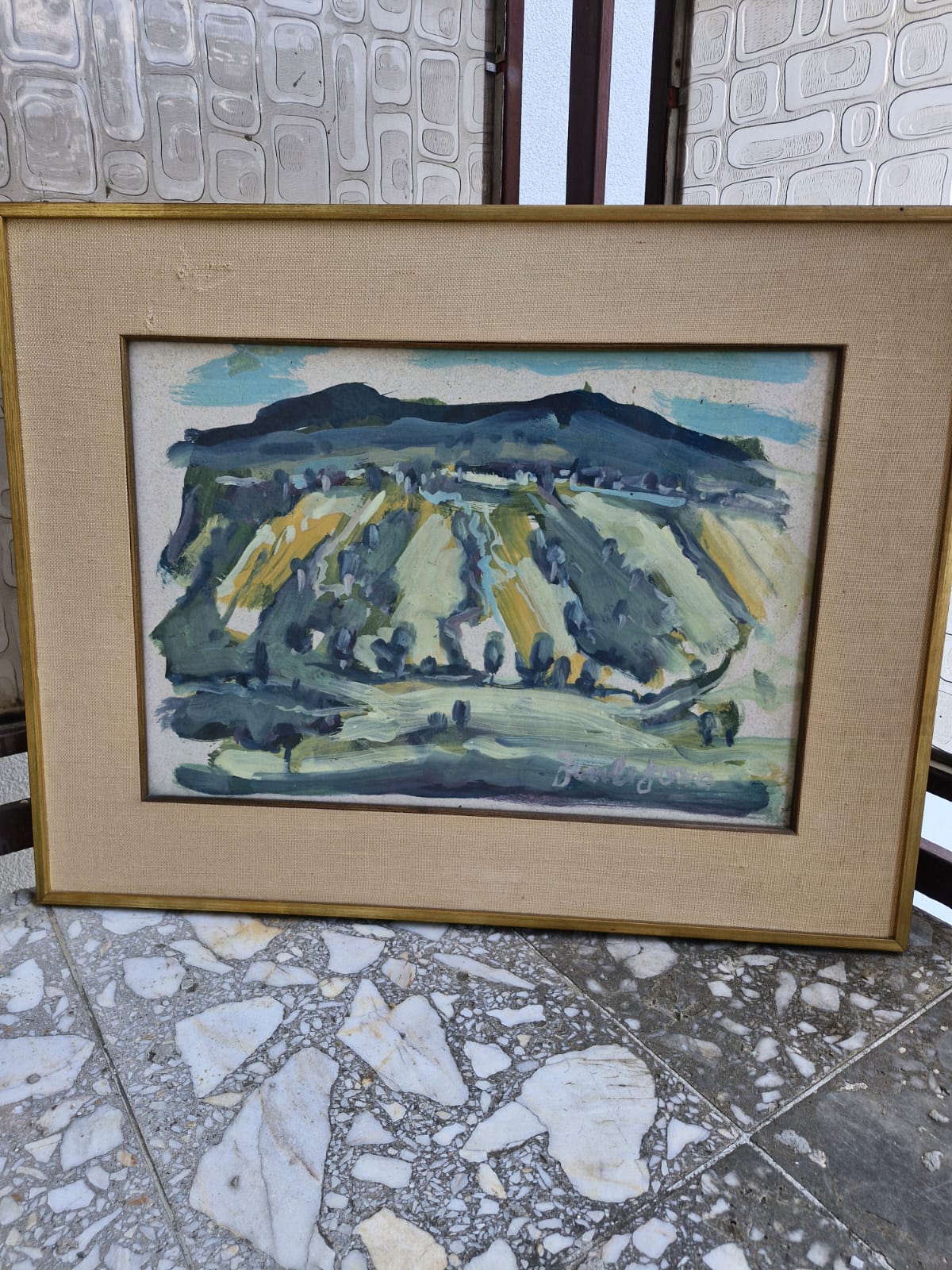 Jozo Janda – Pejzaž, gvaš