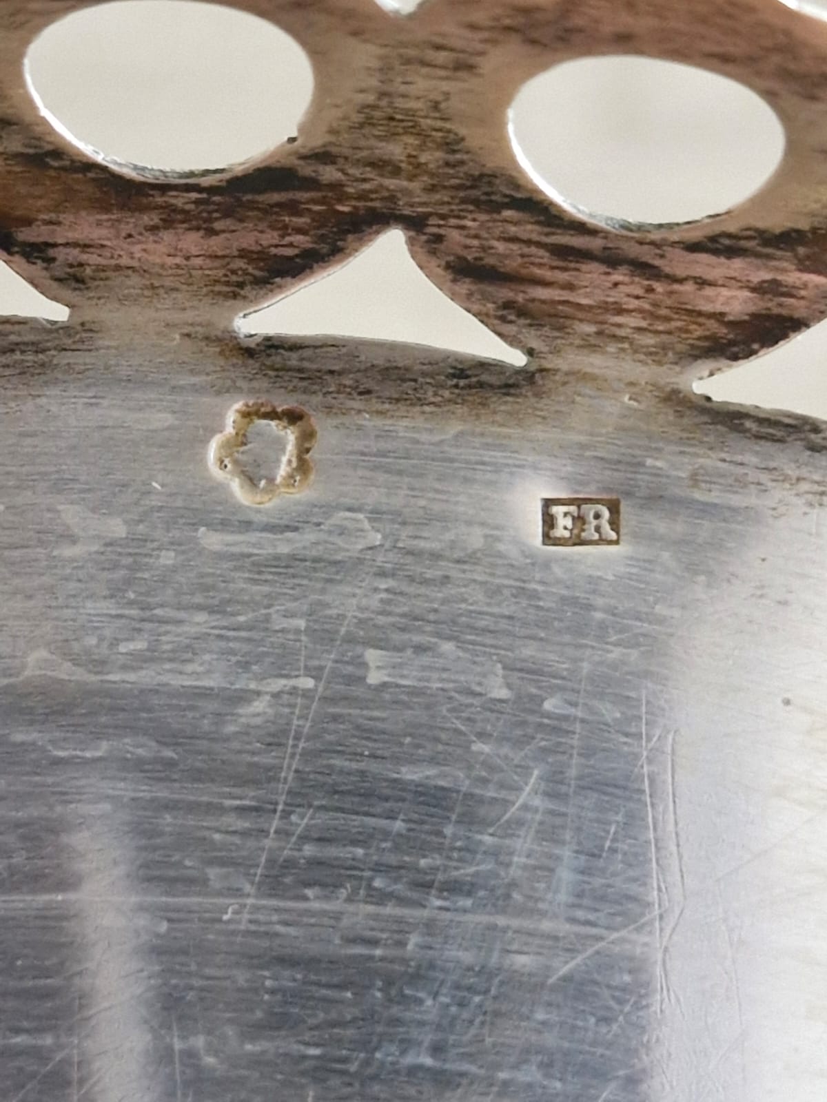 Diana srebrni Aufsatz s originalnim kristalnim uloškom, 503 g - Slika 2