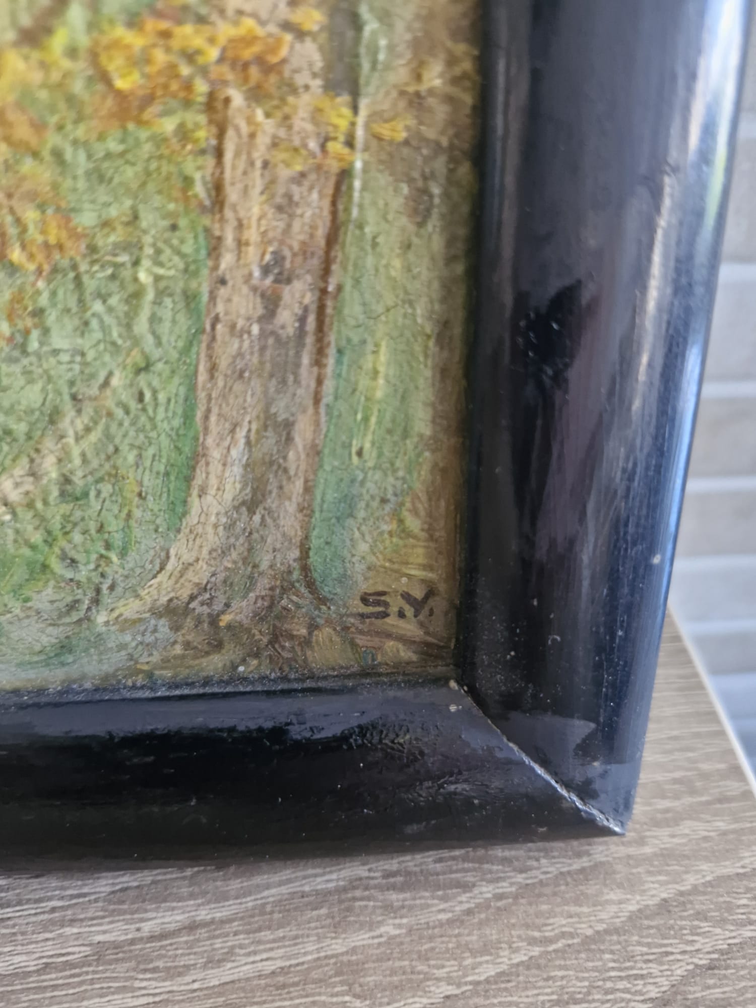 Stjepan Vračun – Jesenski pejzaž, ulje na lesonitu - Slika 2