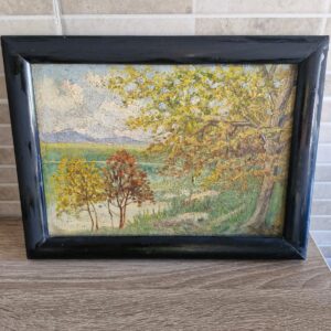 Stjepan Vračun – Jesenski pejzaž, ulje na lesonitu