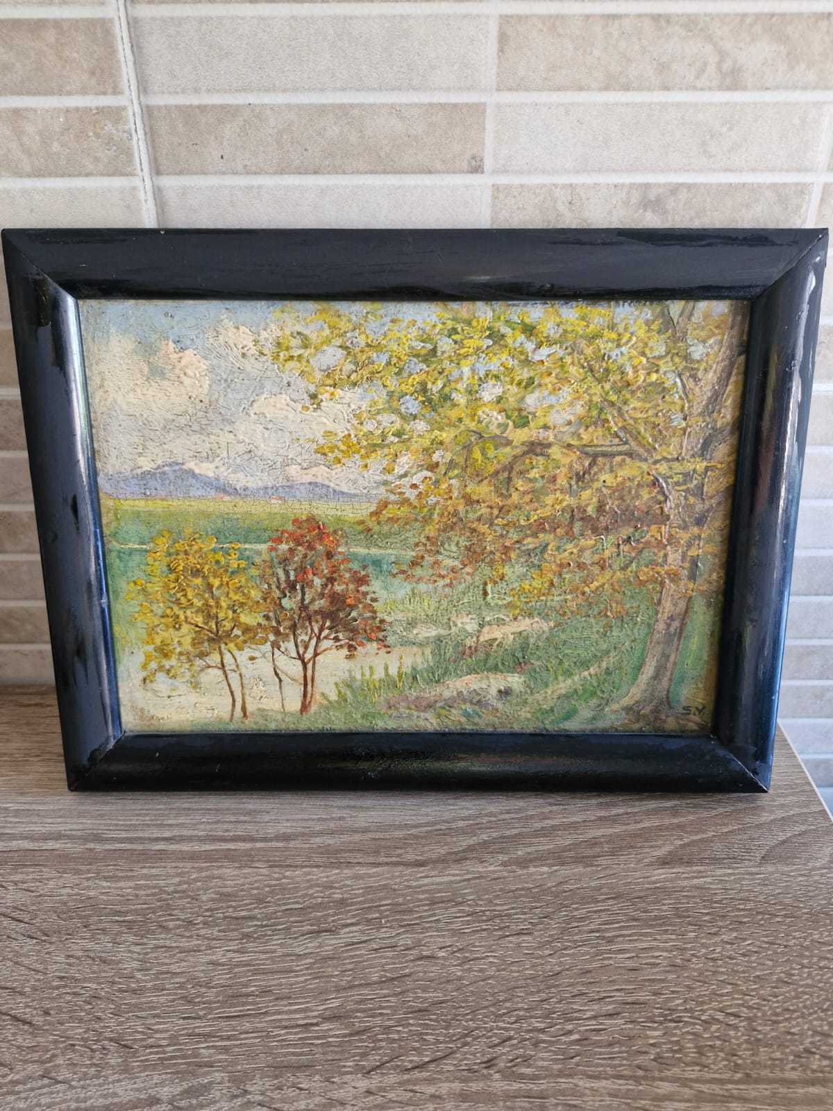 Stjepan Vračun – Jesenski pejzaž, ulje na lesonitu