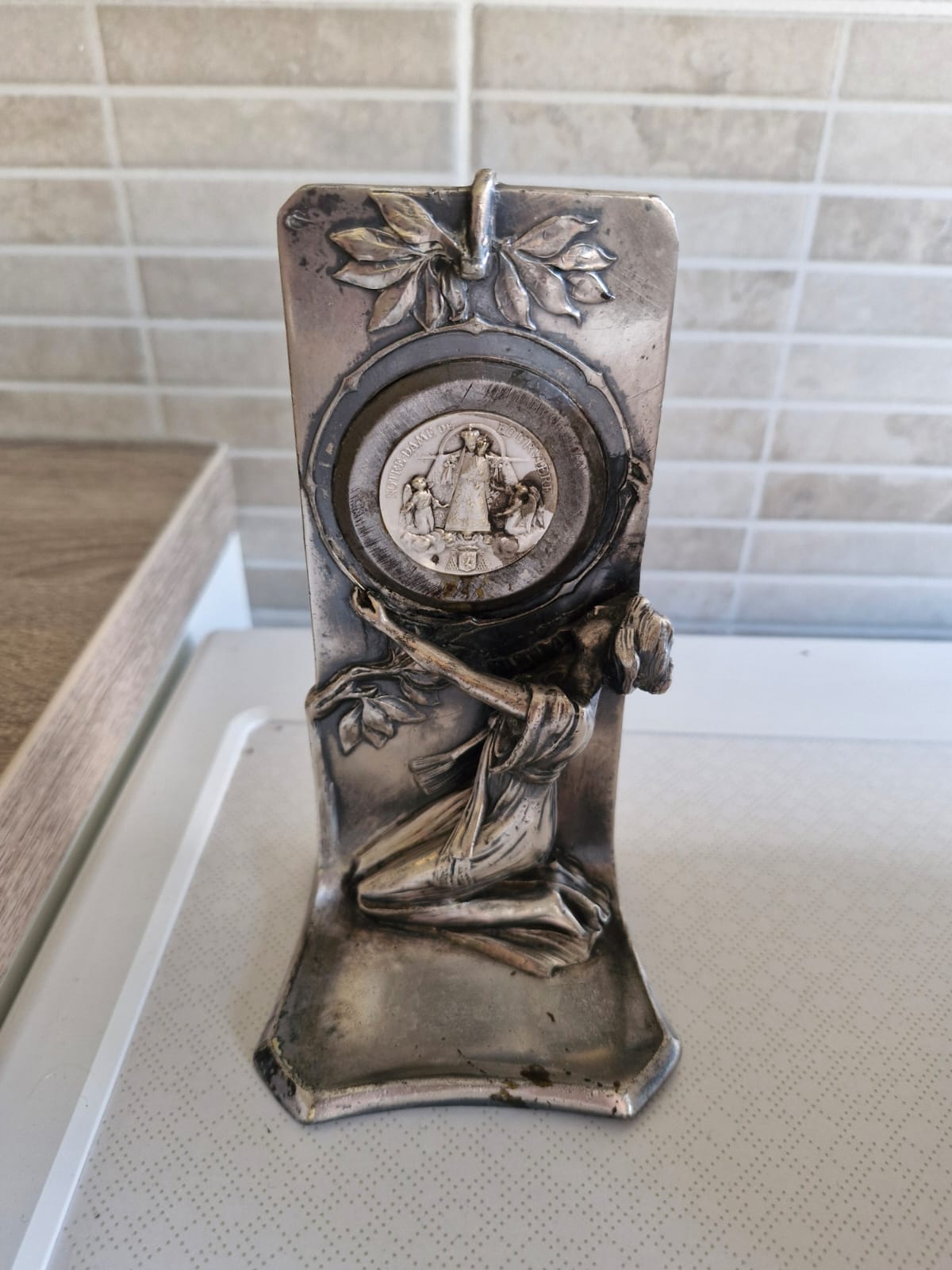 Jugendstil držač za džepni sat, oko 1900.