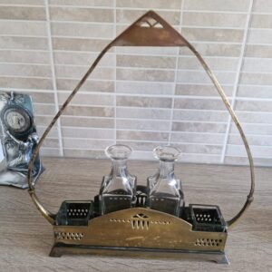 Secesijski stalak za začine s bocama, oko 1900.