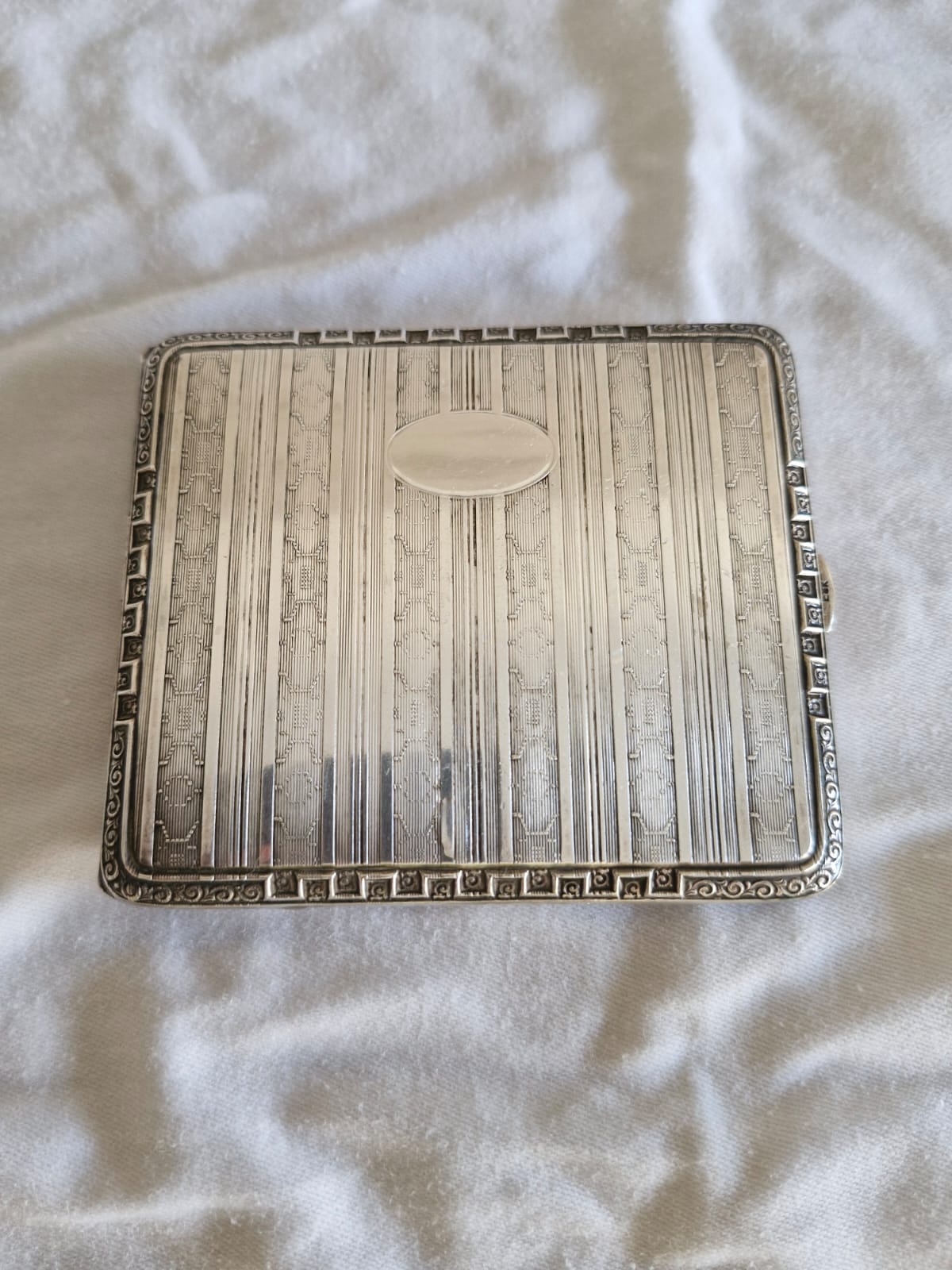 Srebrna tabakera s pozlatom, 1935., 900 srebro