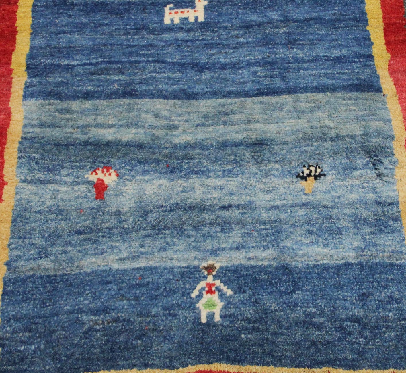 Perzijski tepih Gabbeh Ghashghai br. 2506 - 122 x 82 cm - Slika 5