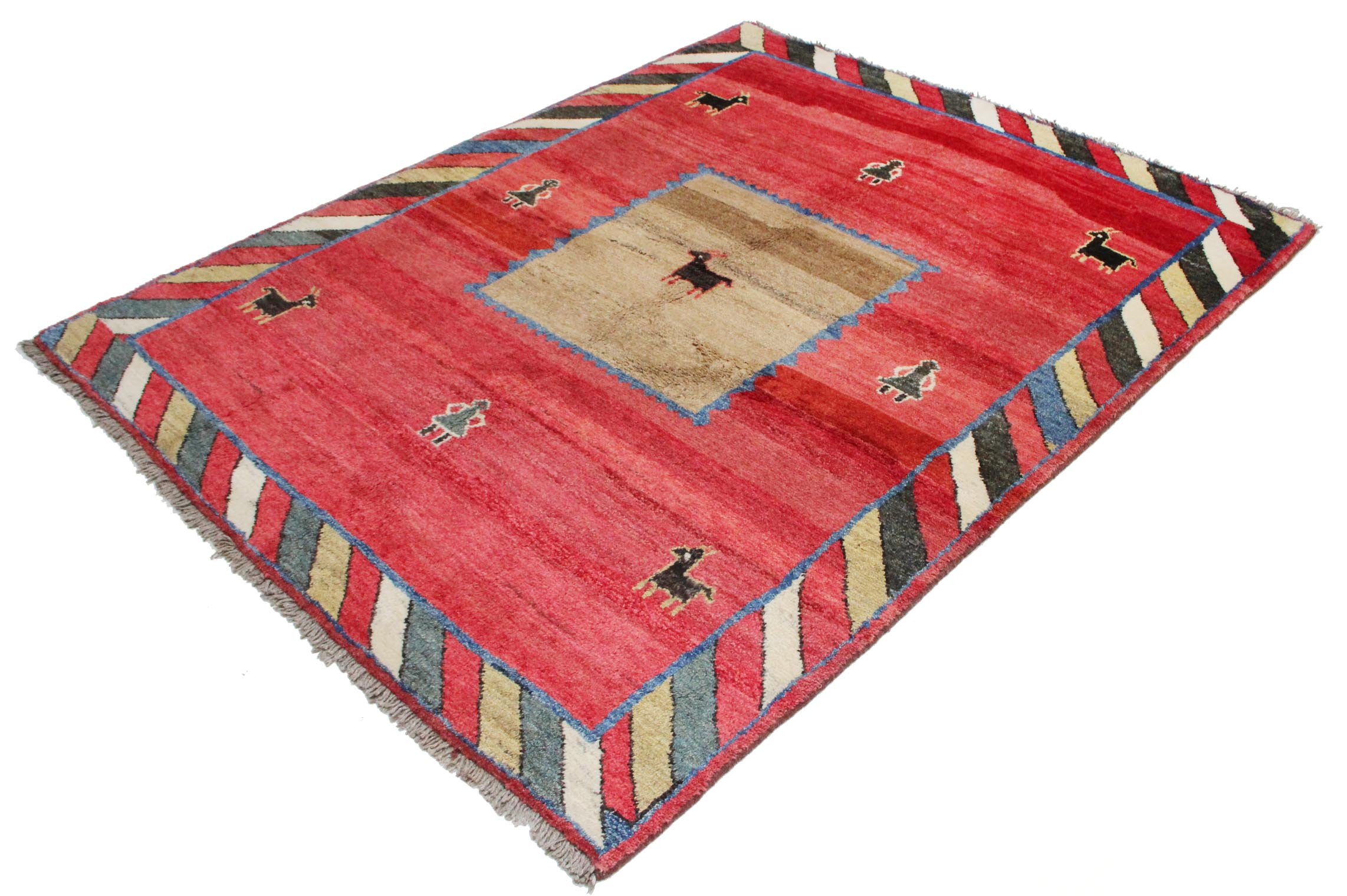 Orijentalni tepih Gabbeh Ghashghai br. 700 - 205 x 166 cm - Slika 2