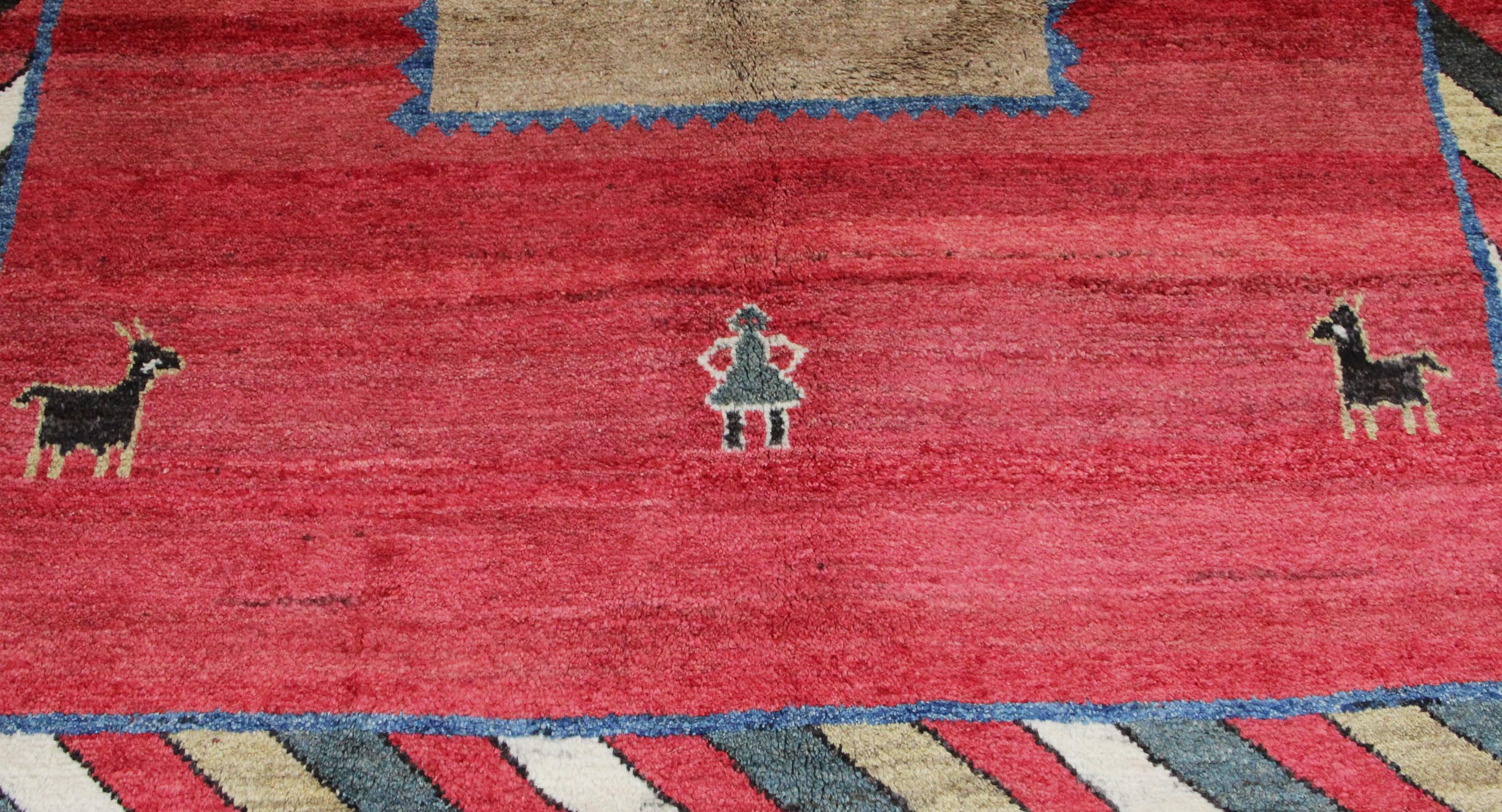 Orijentalni tepih Gabbeh Ghashghai br. 700 - 205 x 166 cm - Slika 6