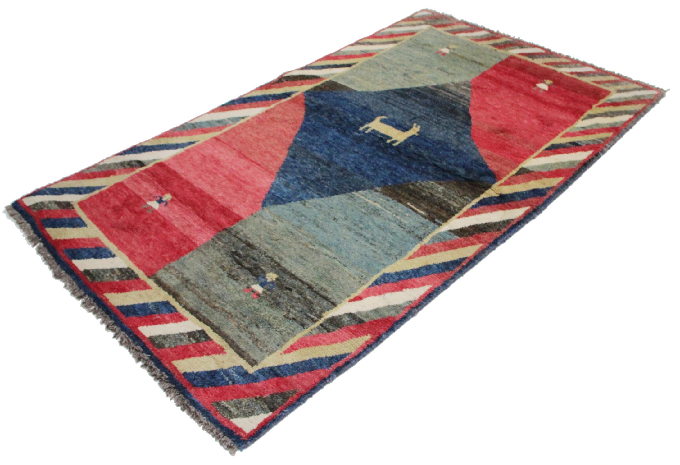 Orijentalni tepih Gabbeh Ghashghai br. 693 - 228 x 132 cm - Slika 2