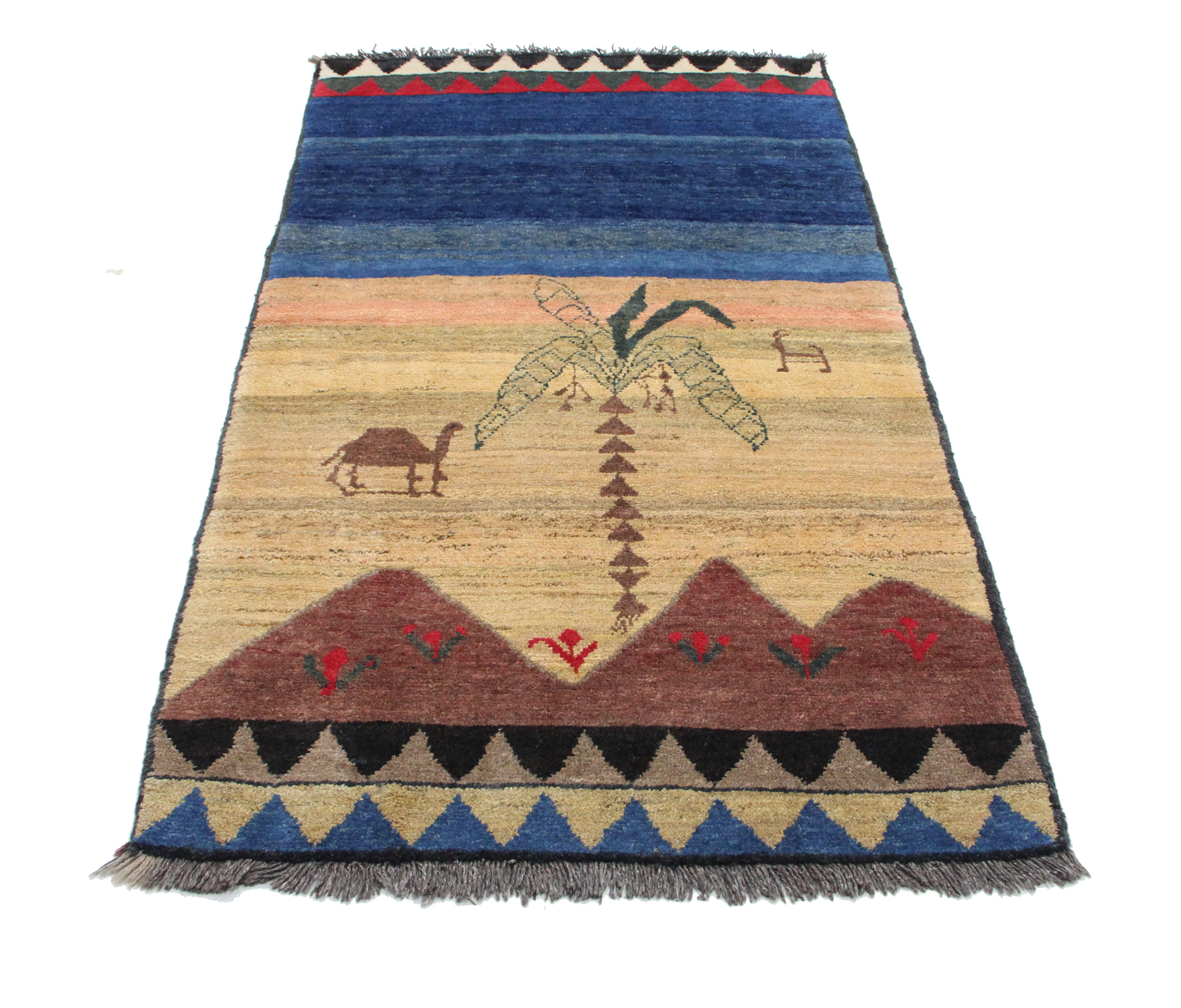 Orijentalni tepih Gabbeh Fars Ghashghai br. 664 -201 x 110 cm - Slika 3