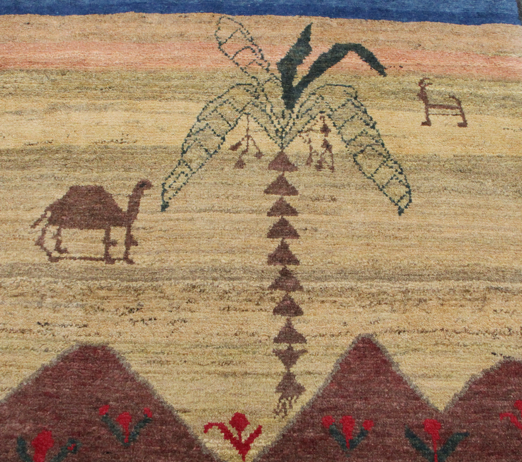 Orijentalni tepih Gabbeh Fars Ghashghai br. 664 -201 x 110 cm - Slika 6