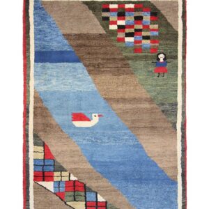 Orijentalni tepih Gabbeh Fars Ghashghai br. 702 -180 x 129 cm