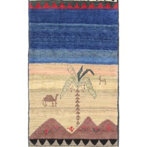 Orijentalni tepih Gabbeh Fars Ghashghai br. 664 -201 x 110 cm