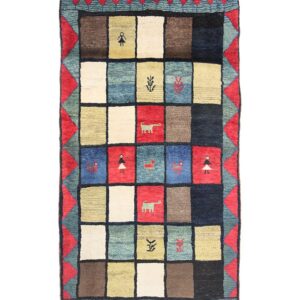 Orijentalni tepih Gabbeh Fars Ghashghai br. 649 - 200 x 110 cm
