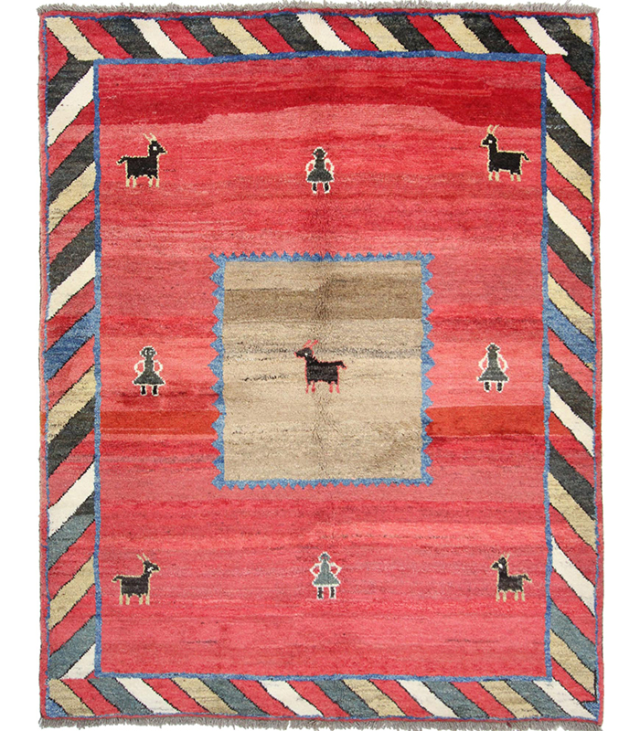 Orijentalni tepih Gabbeh Ghashghai br. 700 - 205 x 166 cm