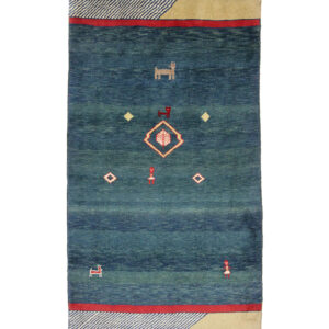 Orijentalni tepih Gabbeh Ghashghai br. 650 - 203 x 110 cm