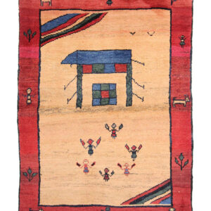 Orijentalni tepih Gabbeh Ghashghai br. 637 - 159 x 118 cm