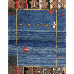 Orijentalni tepih Gabbeh Ghashghai br. 618 - 142 x 99 cm