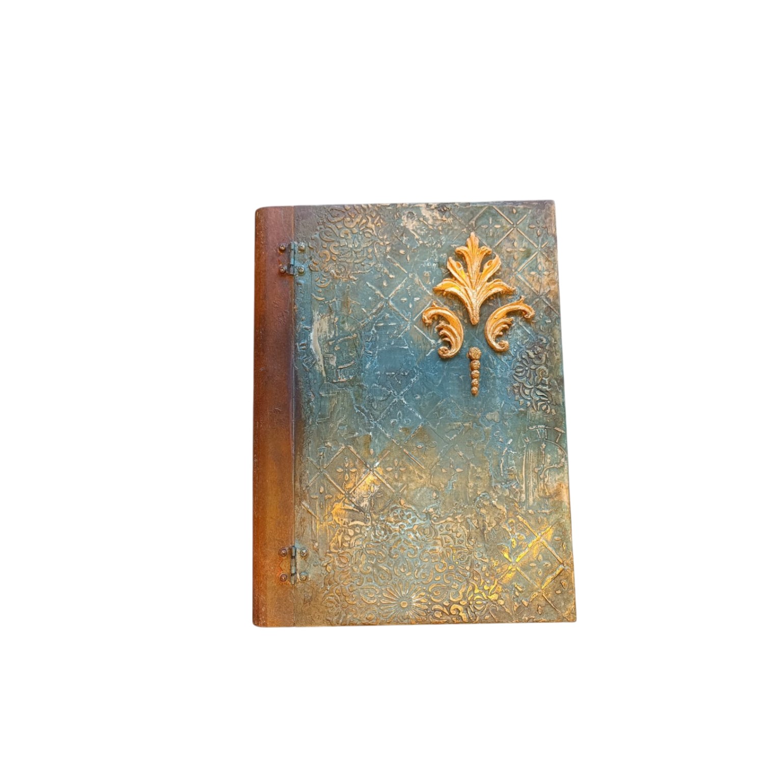 Dekorativna drvena kutija „Memories“ s ornamentalnim reljefom - Slika 4