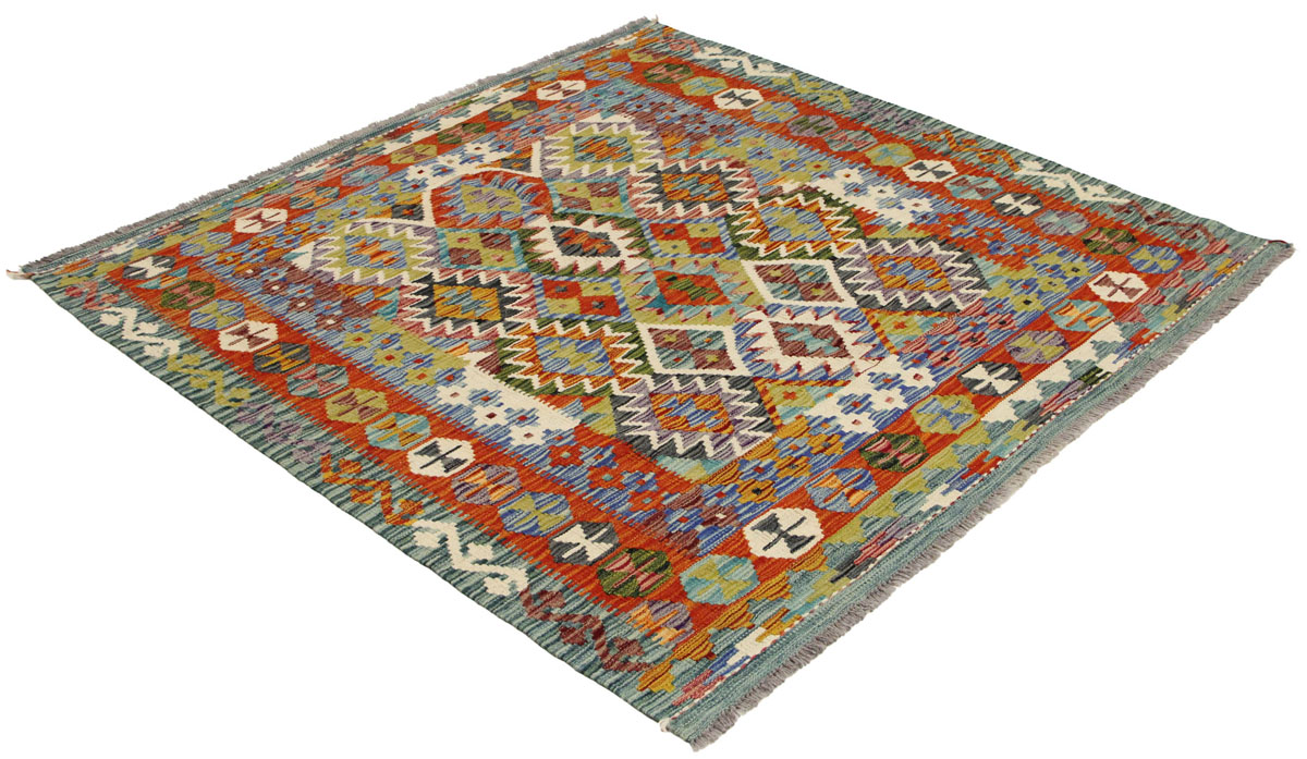 Afganistanski kelim Old Style Royal No. 103685 - (154× 152 cm) - Slika 2