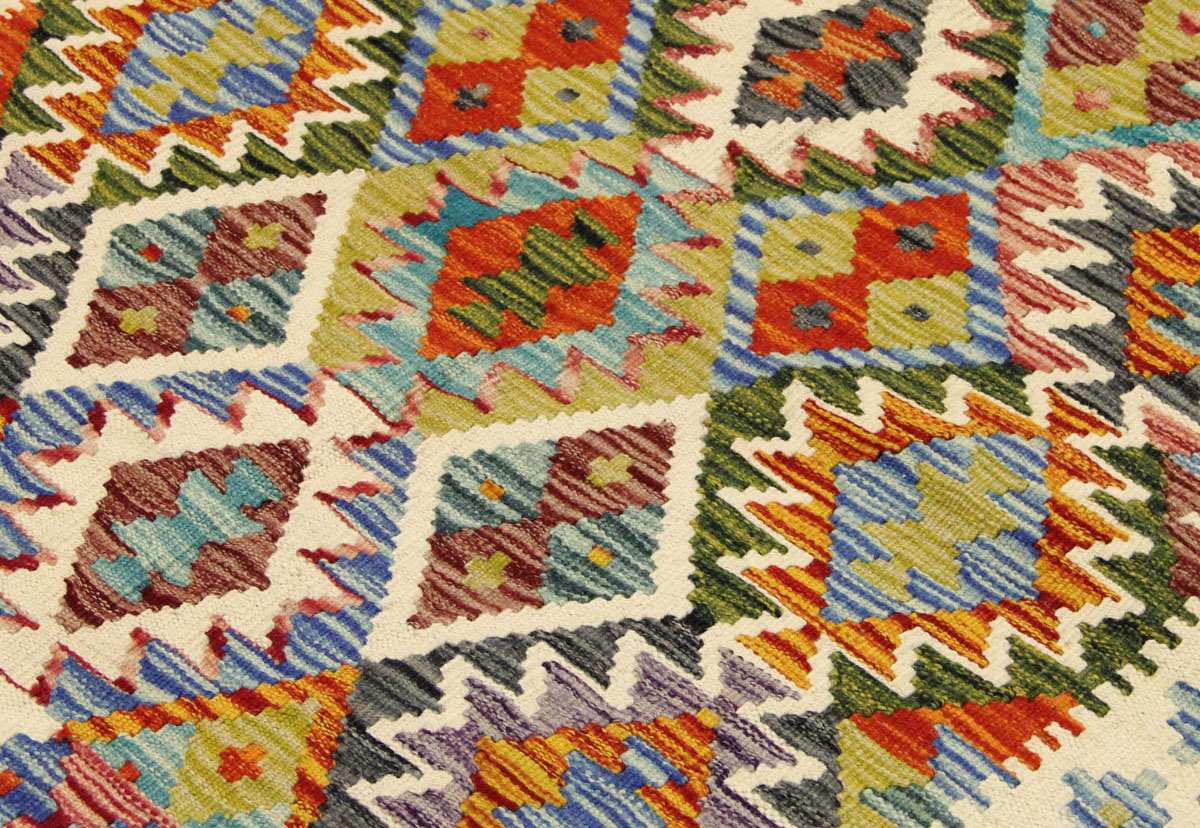 Afganistanski kelim Old Style Royal No. 103685 - (154× 152 cm) - Slika 5