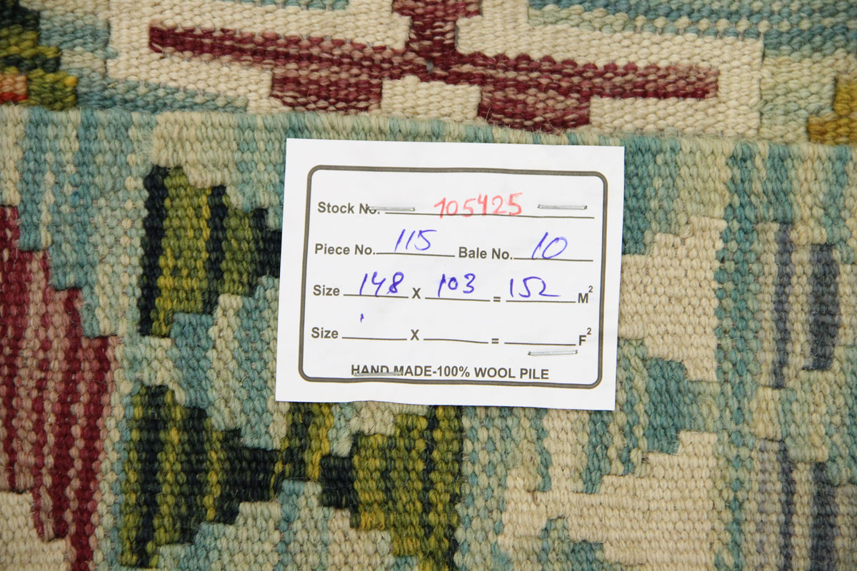 Afganistanski kelim Old Style Royal No. 105423 - (151× 103 cm) - Slika 7