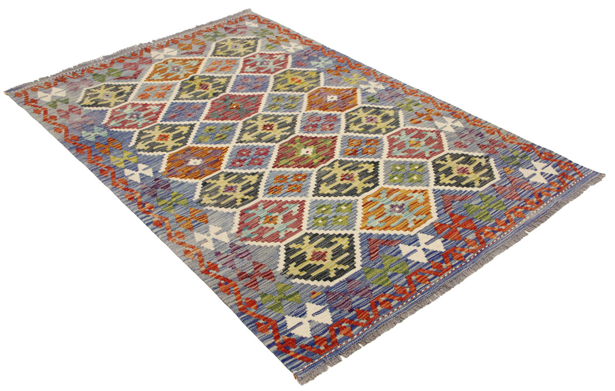 Afganistanski kelim Old Style Royal No. 105396 - (198 × 127 cm) - Slika 2