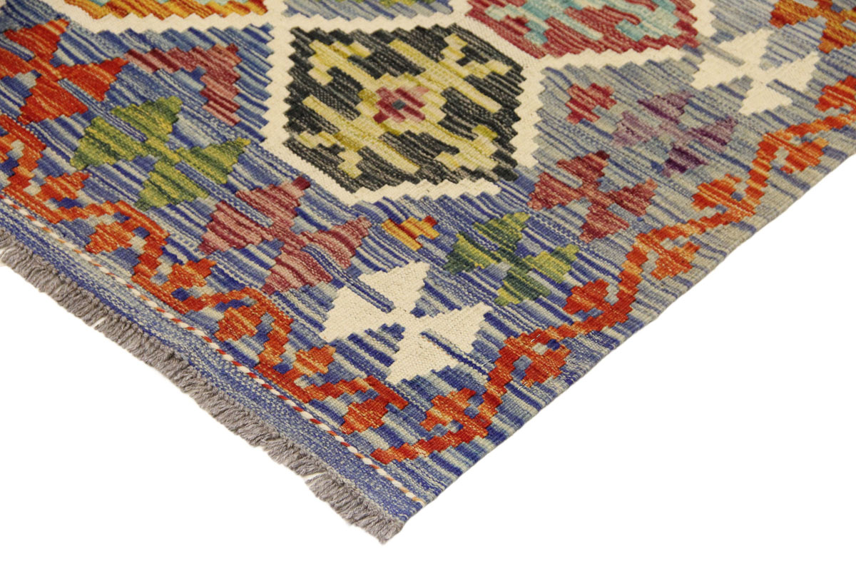 Afganistanski kelim Old Style Royal No. 105396 - (198 × 127 cm) - Slika 4