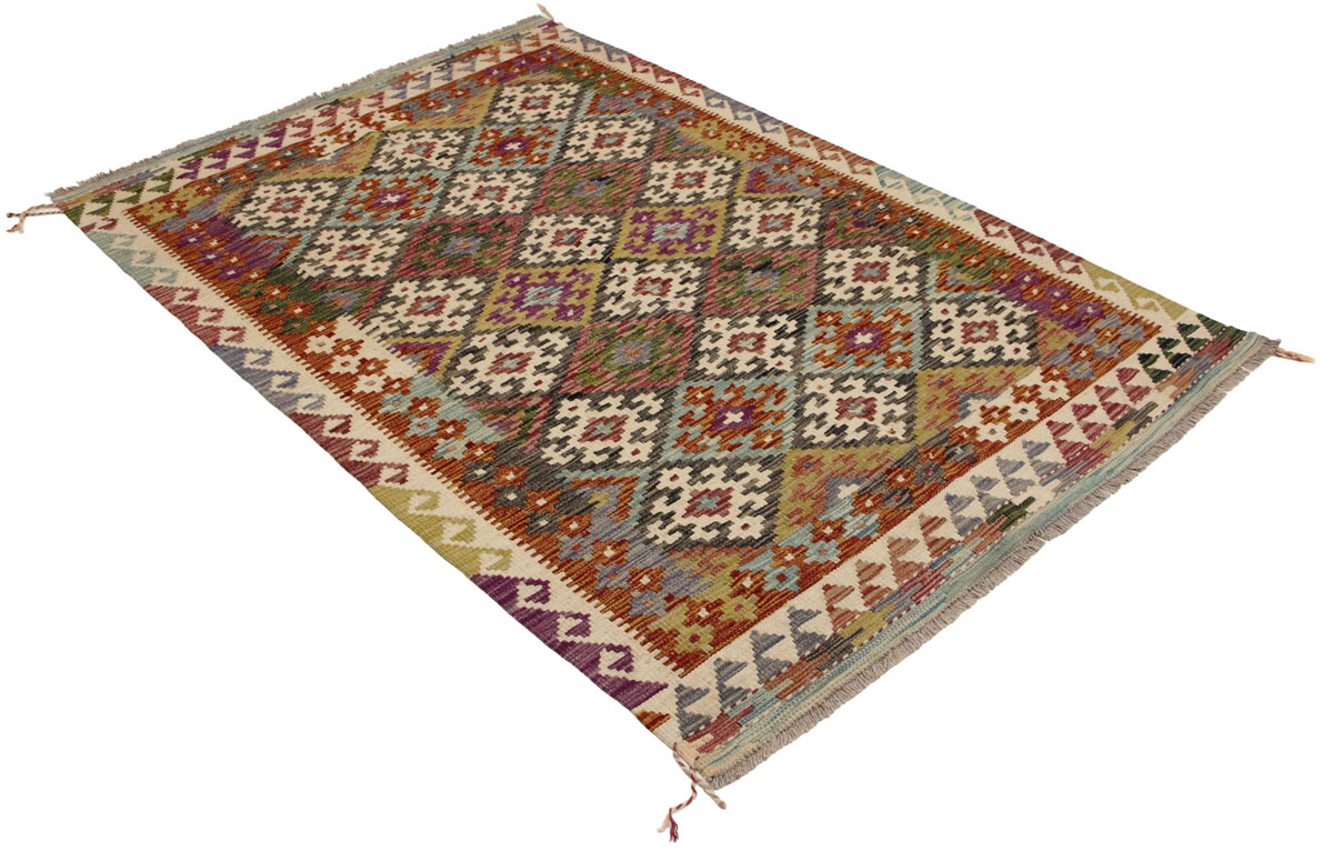 Afganistanski kelim Old Style Royal No. 105395 - (187 × 123 cm) - Slika 2