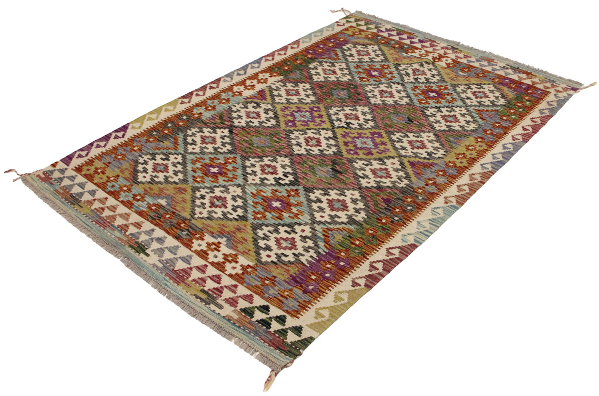 Afganistanski kelim Old Style Royal No. 105395 - (187 × 123 cm) - Slika 3