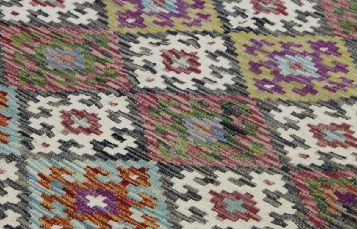 Afganistanski kelim Old Style Royal No. 105395 - (187 × 123 cm) - Slika 5