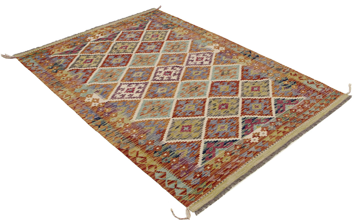 Afganistanski kelim Old Style Royal No. 105387 - (187 × 129 cm) - Slika 2