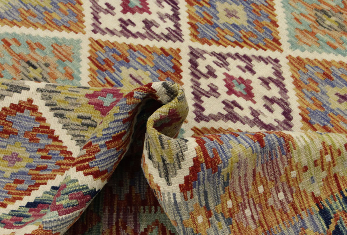 Afganistanski kelim Old Style Royal No. 105387 - (187 × 129 cm) - Slika 6