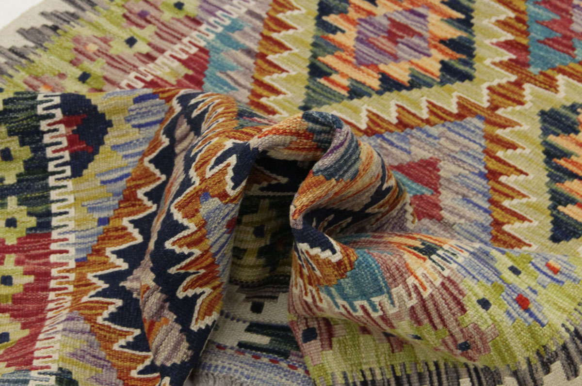 Afganistanski kelim Old Style Royal No. 105416 - (198 ×100 cm) - Slika 6