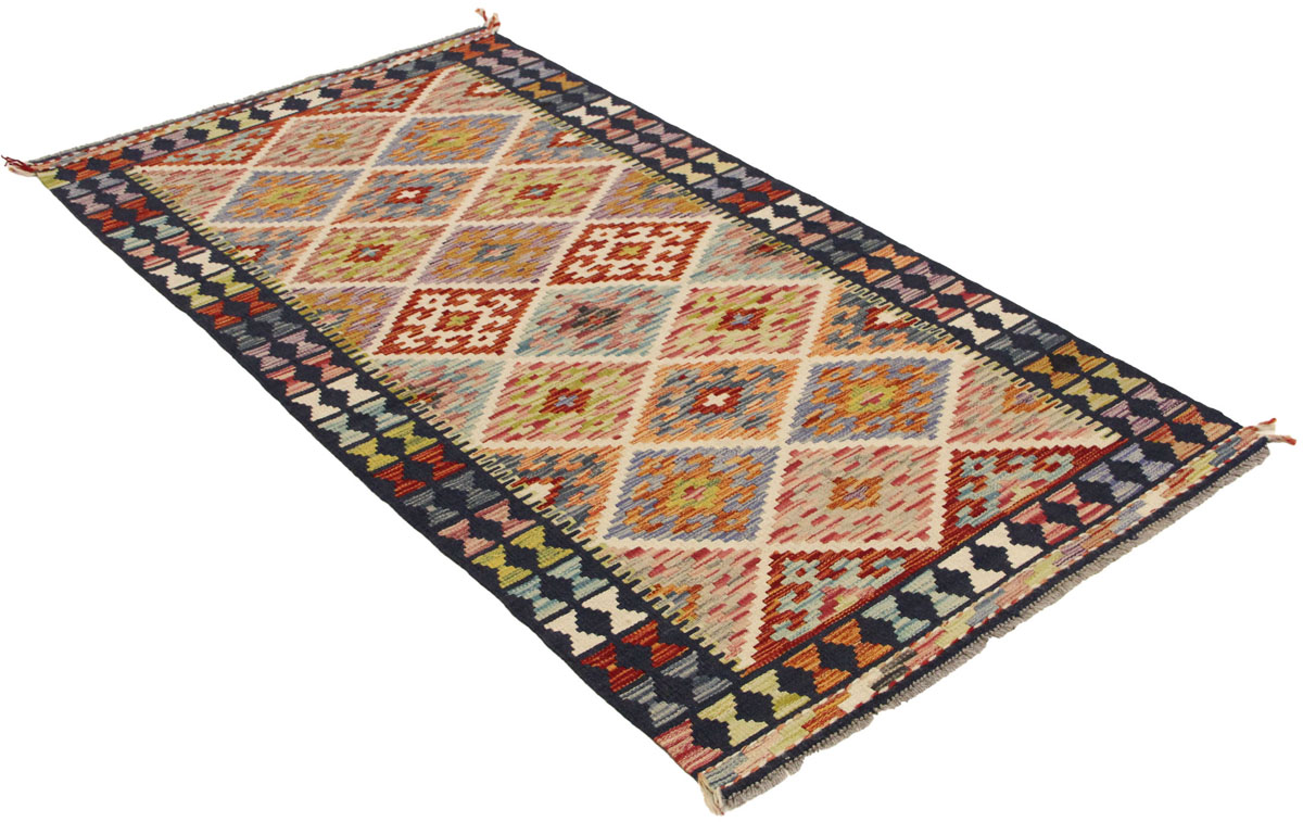 Afganistanski kelim Old Style Royal No. 105411 - (199 × 102 cm) - Slika 2