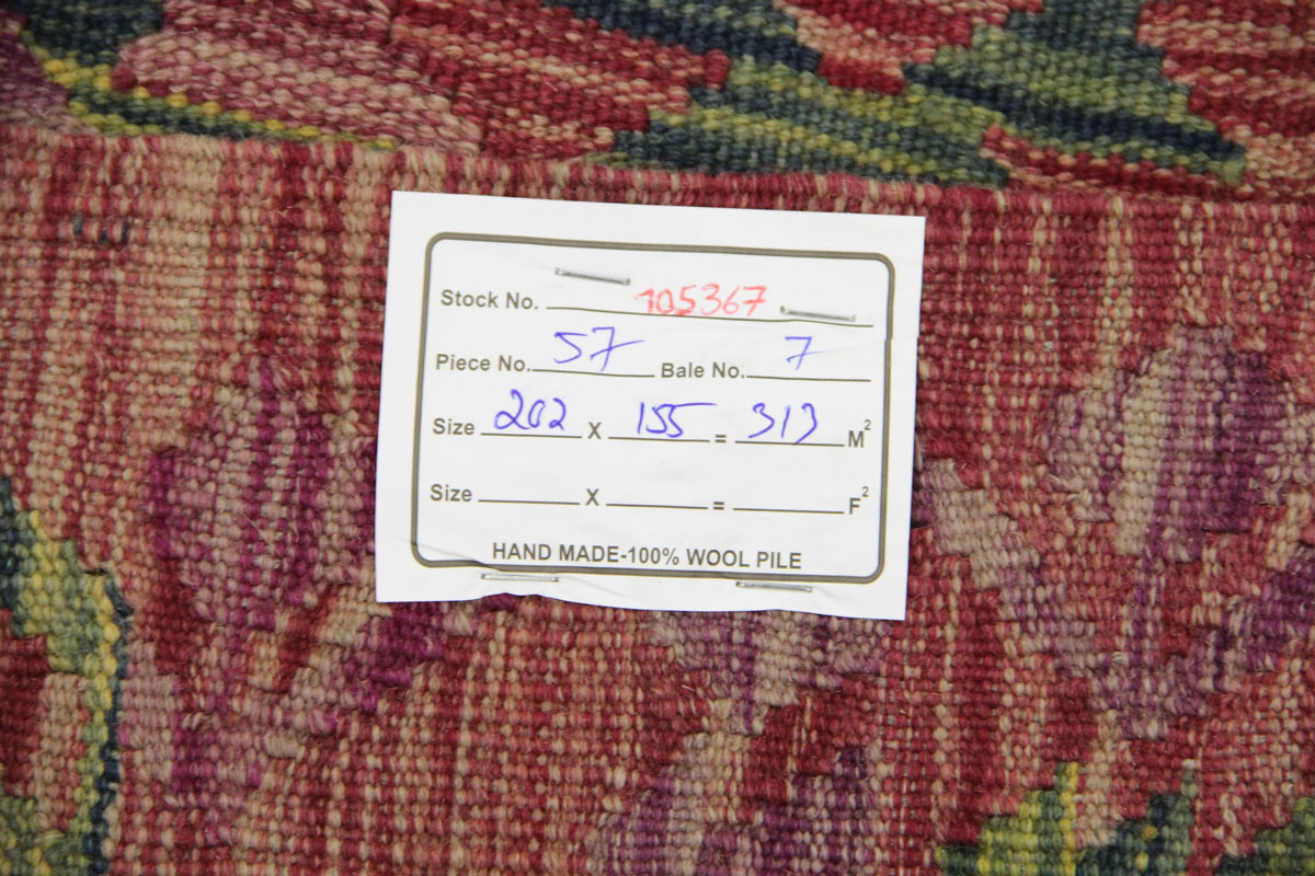 Afganistanski kelim Old Style Royal No. 105367 - (202 × 155 cm) - Slika 7