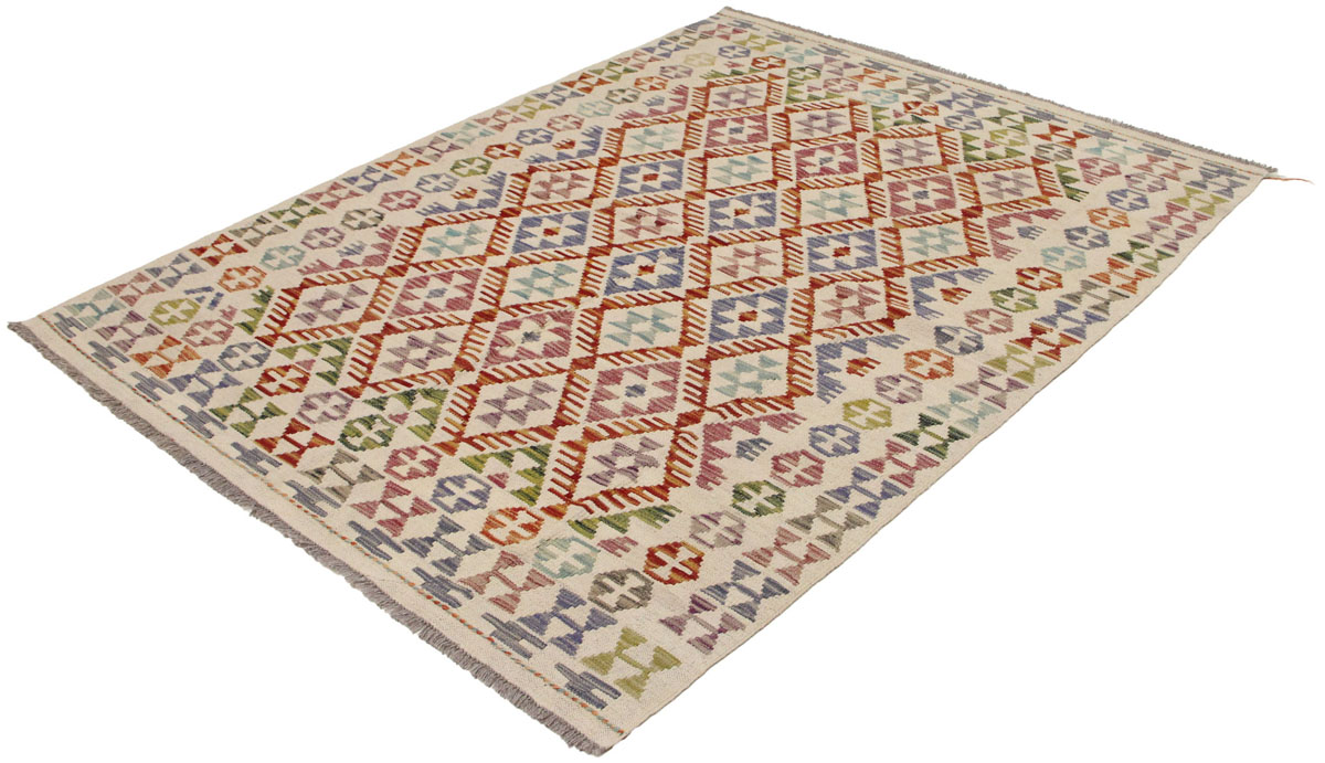 Afganistanski kelim Old Style Royal No. 105355 - (199 ×150 cm) - Slika 3